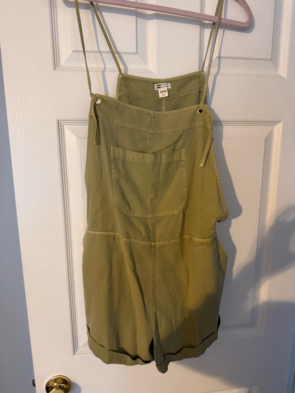 Billabong Olive Utility Jumpsuit